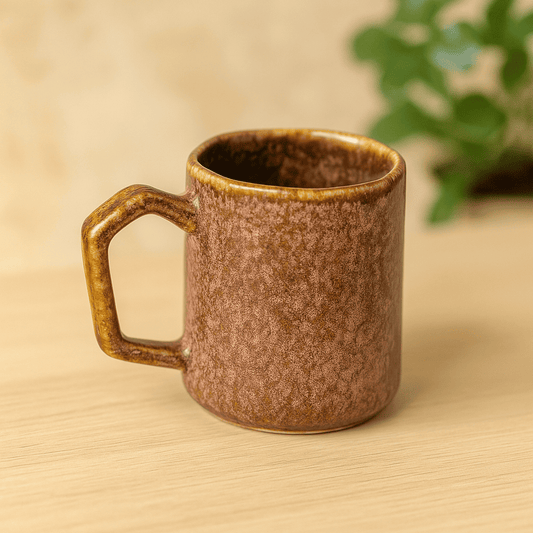 Set of Big Coffee / Milk Mug Hexagon Shape 400 Ml