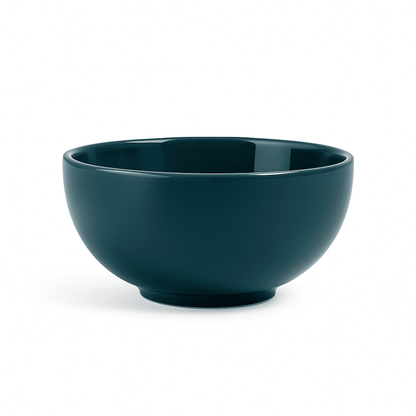 Milk / Coffee Mug (350 ml) and Bowl (575 ml) Breakfast Set - Deep Aqua