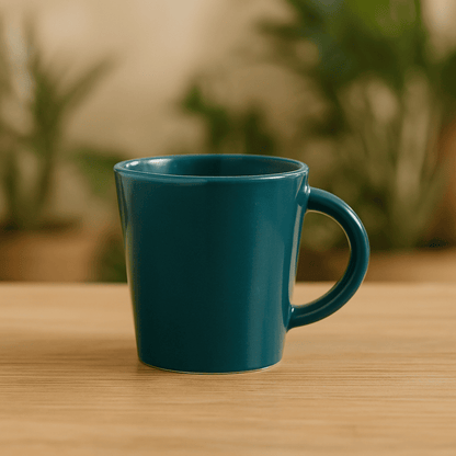 Set of Minimal Solid Coffee/ Milk Mug 350 ml -Deep Aqua