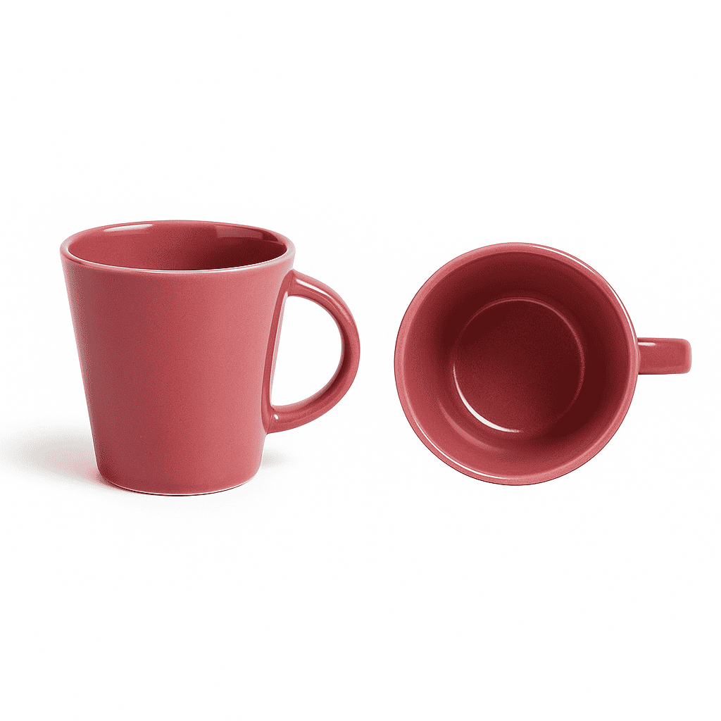 Set of Minimal Solid Coffee/ Milk Mug 350 ml -Dusty Mauve