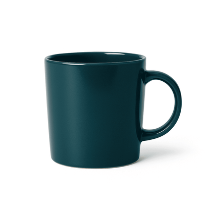 Milk / Coffee Mug (350 ml) and Bowl (575 ml) Breakfast Set - Deep Aqua