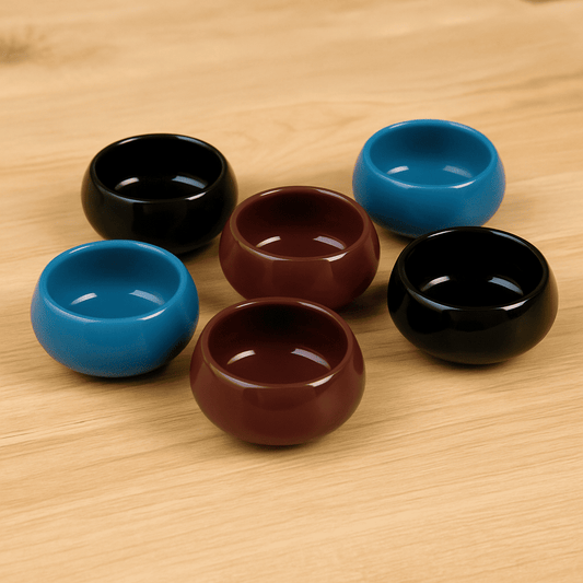 Glazito premium Chutney Bowls Set of 6 - Assorted Colours(Atleast 2 colour with atleast 2 pc of each)